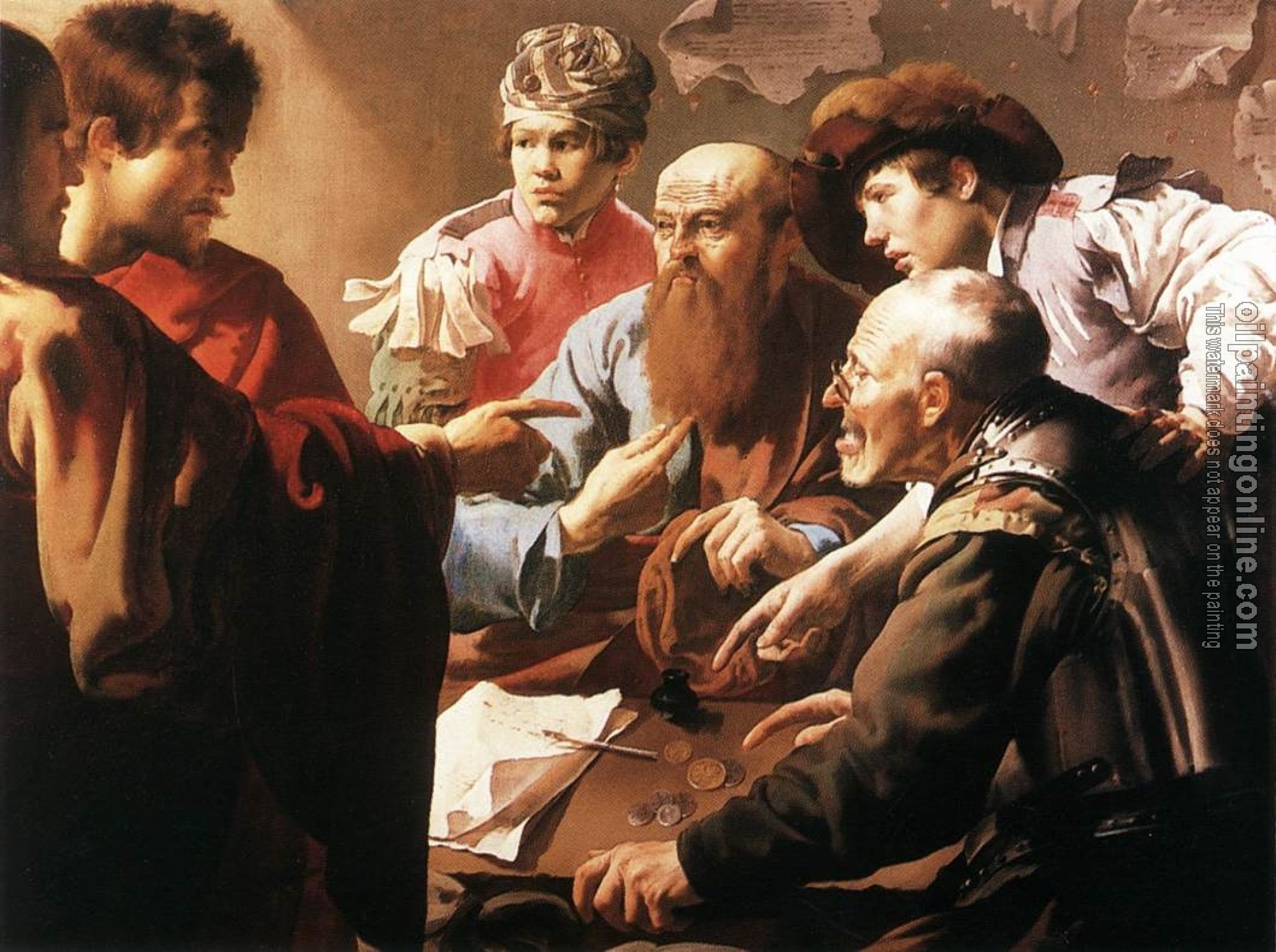 Terbrugghen, Hendrick - The Calling of St Matthew